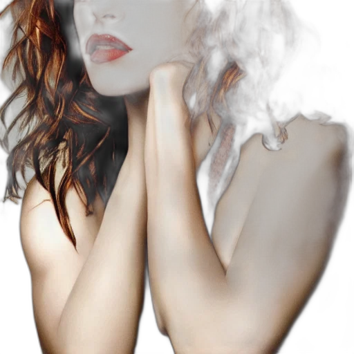 face, mask, dress, jewelry transparent PNG cut-out