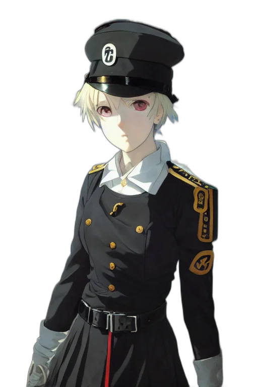 staff, hat, jacket, weapon transparent PNG cut-out