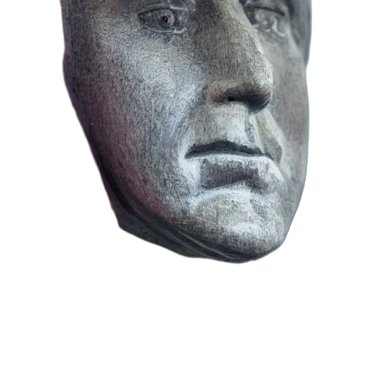 face, mask, crown, staff transparent PNG cut-out