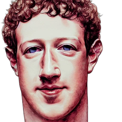 face, robot, mask, creature, photorealistic, 3d render, vaporwave, cartoon transparent PNG cut-out