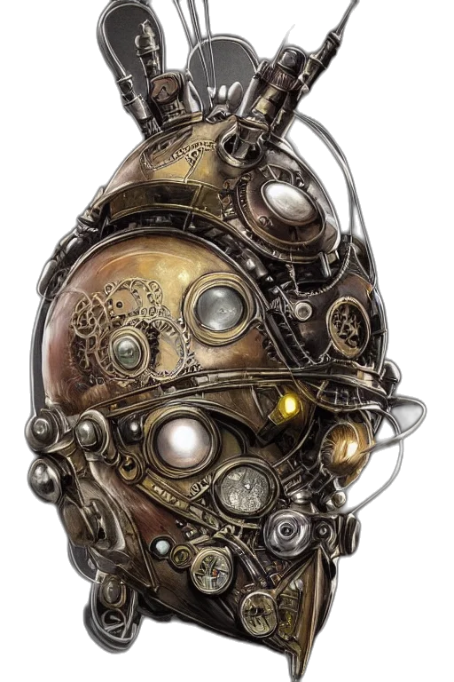 mask, robot, face, jewelry transparent PNG cut-out