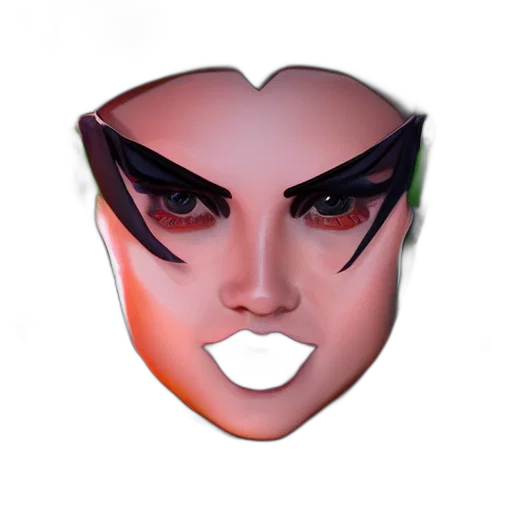 mask, face, jewelry, creature transparent PNG cut-out
