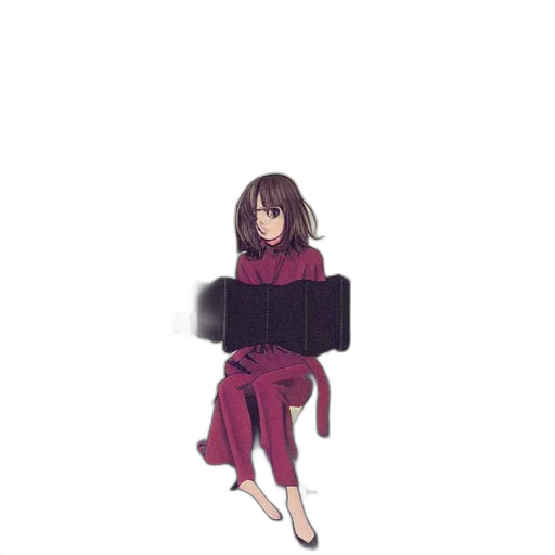 dress, jacket, umbrella, creature transparent PNG cut-out