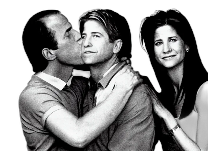 fire, film, still, joe, biden, kissing, rachel, green transparent PNG cut-out