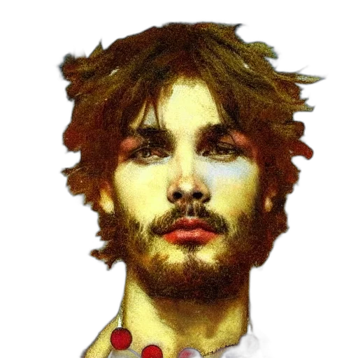 face, staff, weapon, crown transparent PNG cut-out