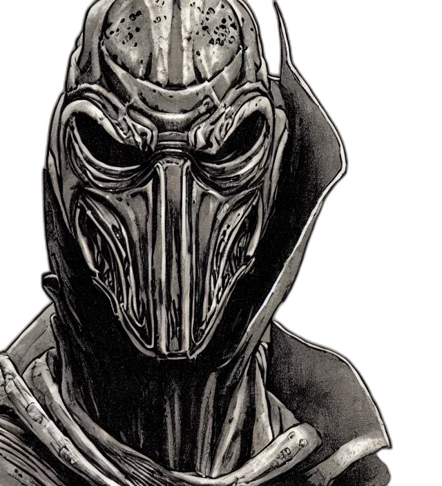 mask, face, creature, concept art transparent PNG cut-out