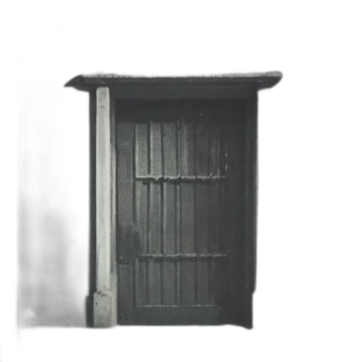 furniture, building, dress, umbrella, 3d render, photorealistic, concept art, monochrome transparent PNG cut-out