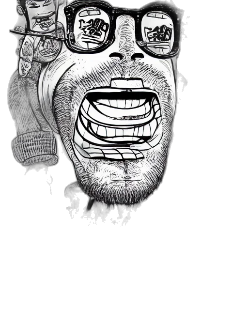 face, mask, creature, staff transparent PNG cut-out