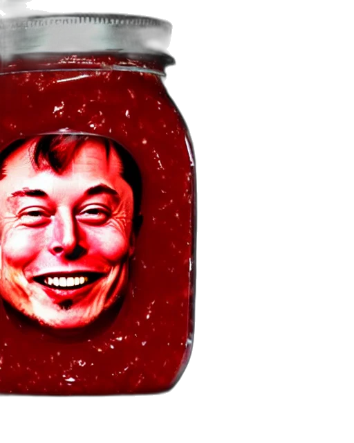 bottle, food, face, creature transparent PNG cut-out