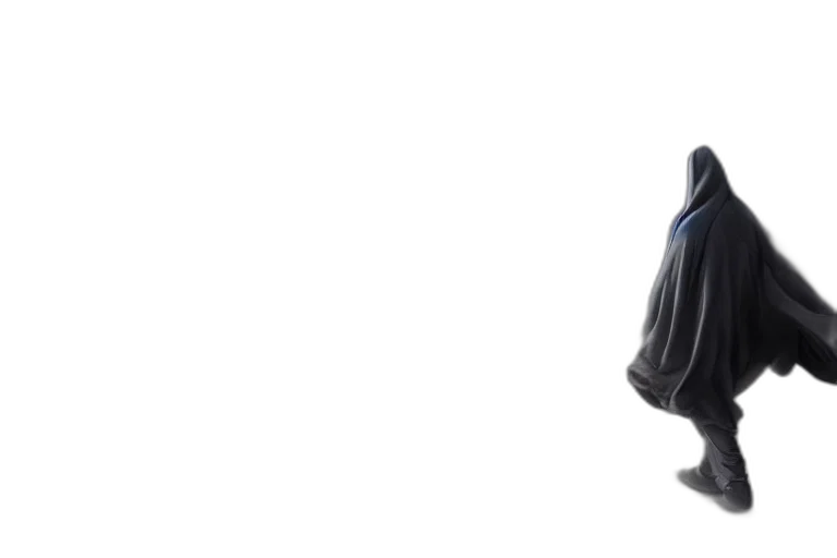 jacket, umbrella, dress, mask, 3d render, concept art, photorealistic, pixel art transparent PNG cut-out