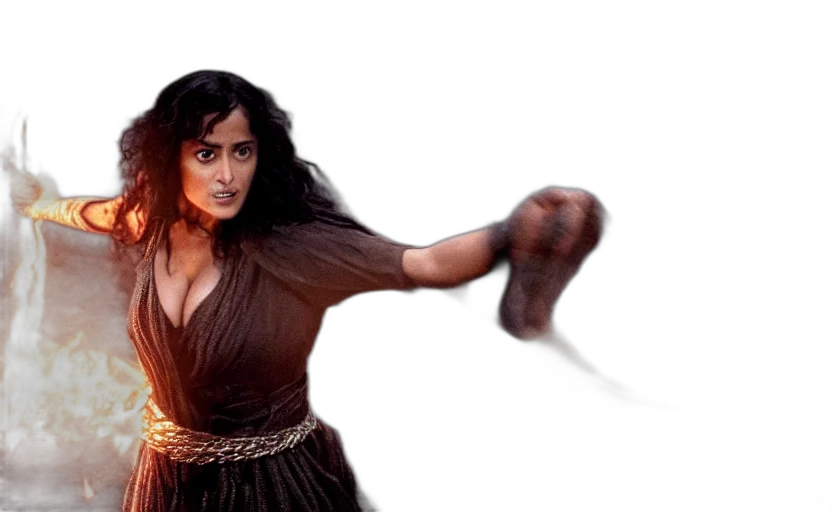 hair, concept art, fantasy art, fire transparent PNG cut-out