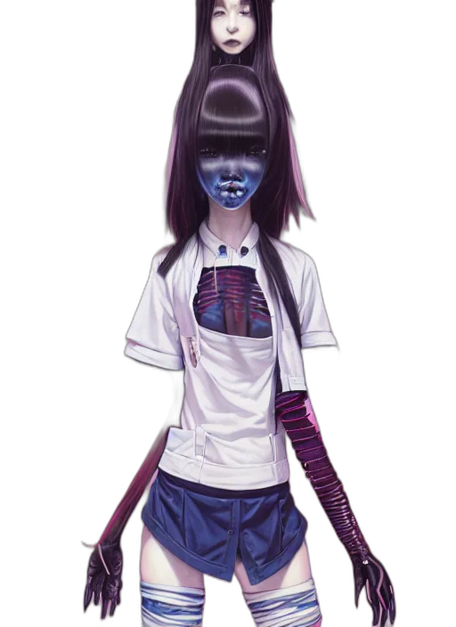 mask, robot, face, staff transparent PNG cut-out