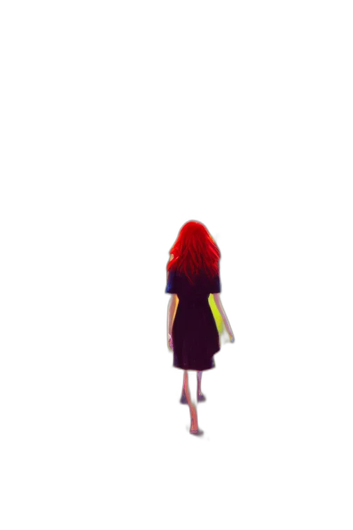 dress, hair, jacket, robot, pixel art, 3d render, concept art, cartoon transparent PNG cut-out