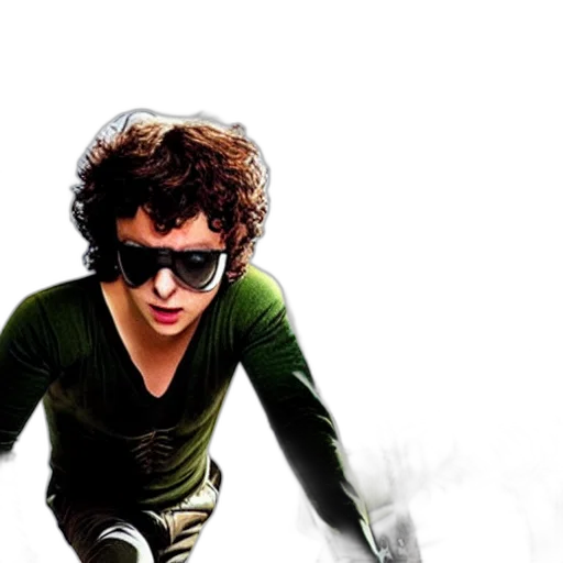 photorealistic, concept art, comic book art, green, film, still, kick, ass transparent PNG cut-out
