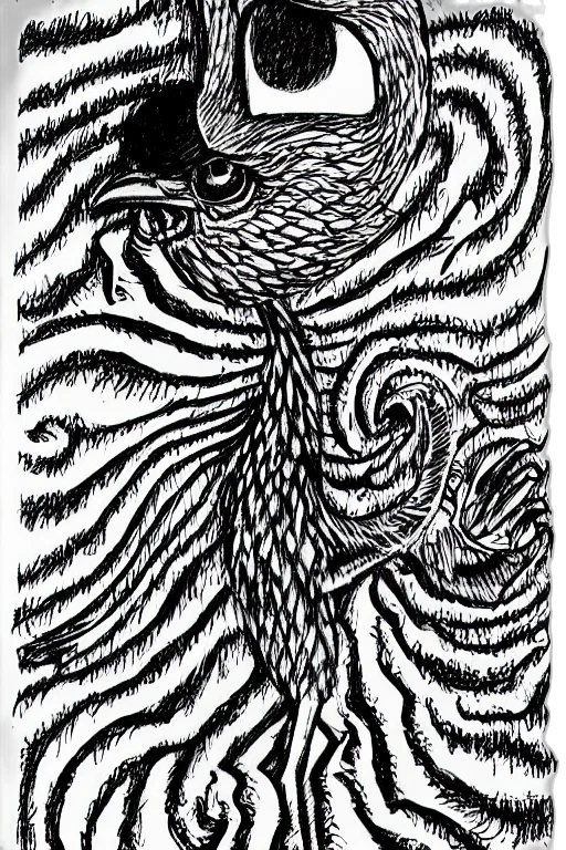 animal, dragon, creature, pencil sketch transparent PNG cut-out