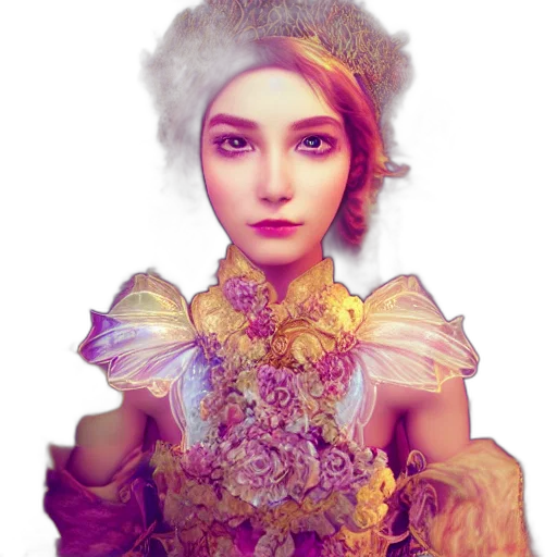 crown, dress, face, jewelry transparent PNG cut-out