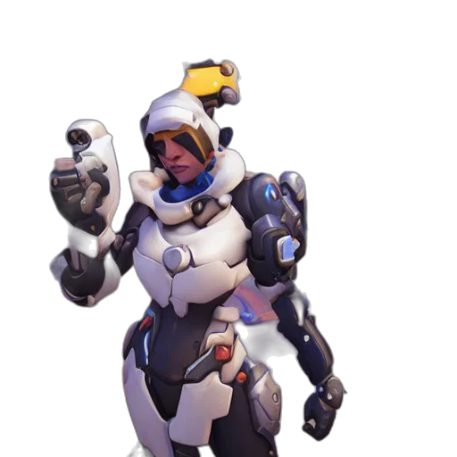 robot, weapon, jacket, face transparent PNG cut-out