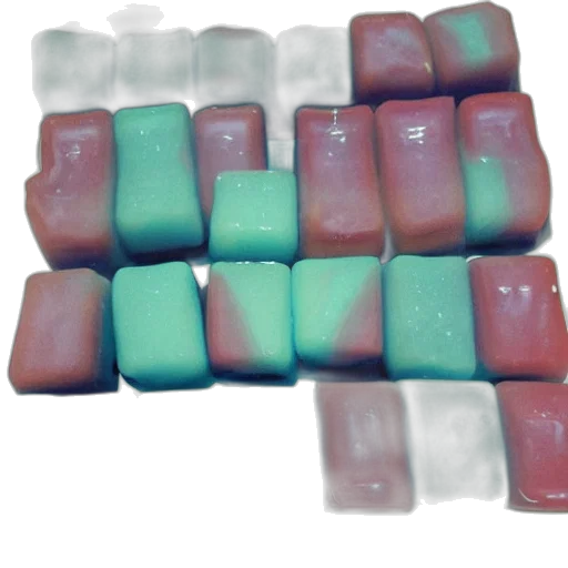jewelry, food, vaporwave, 3d render transparent PNG cut-out