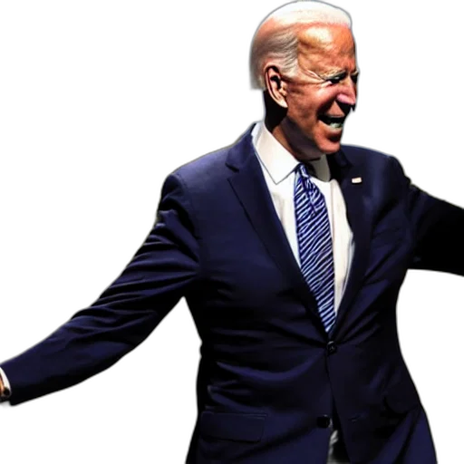 creature, jacket, staff, robot, joe, biden, pogchamp, emote transparent PNG cut-out