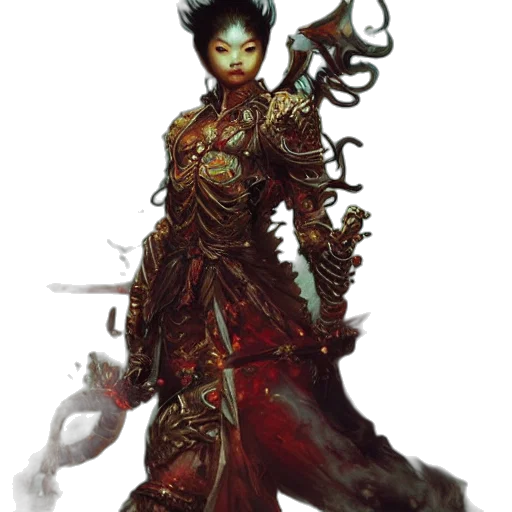 staff, weapon, sword, concept art, fantasy art, comic book art, cyberpunk, red transparent PNG cut-out