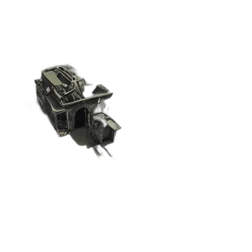robot, weapon, jewelry, car, 3d render, videogame, top, down transparent PNG cut-out