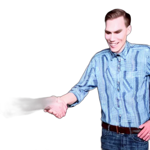 staff, jacket, weapon, robot transparent PNG cut-out