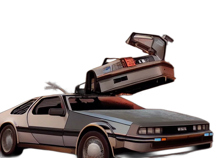 car, robot, concept art, 3d render, vaporwave, vfx, art, african transparent PNG cut-out