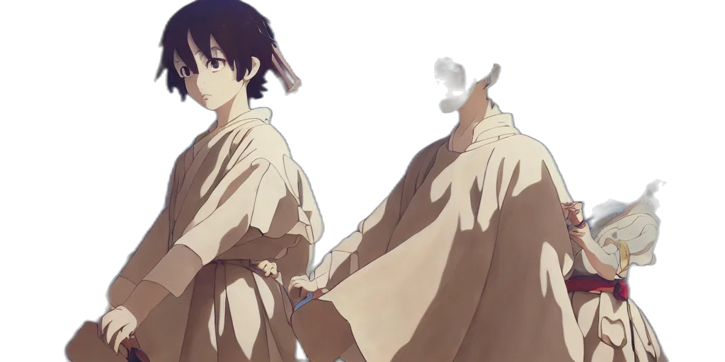 dress, anime, concept art, photorealistic transparent PNG cut-out
