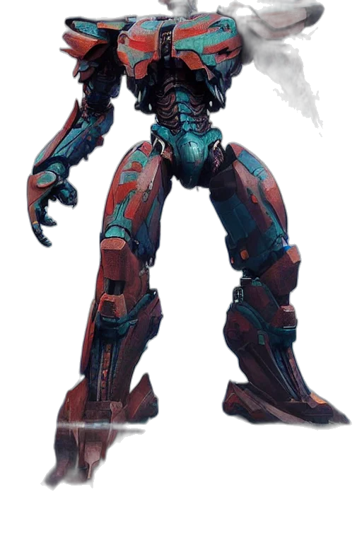 robot, creature, weapon, concept art transparent PNG cut-out