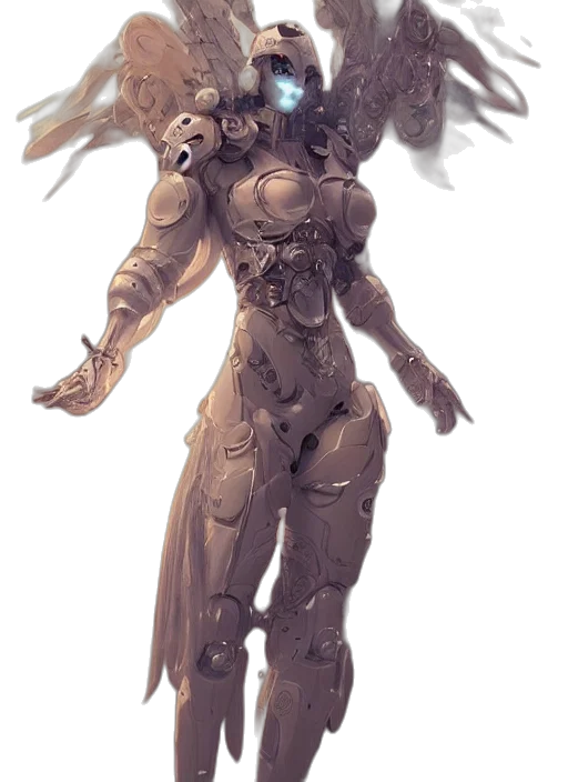 robot, weapon, concept art, fantasy art transparent PNG cut-out