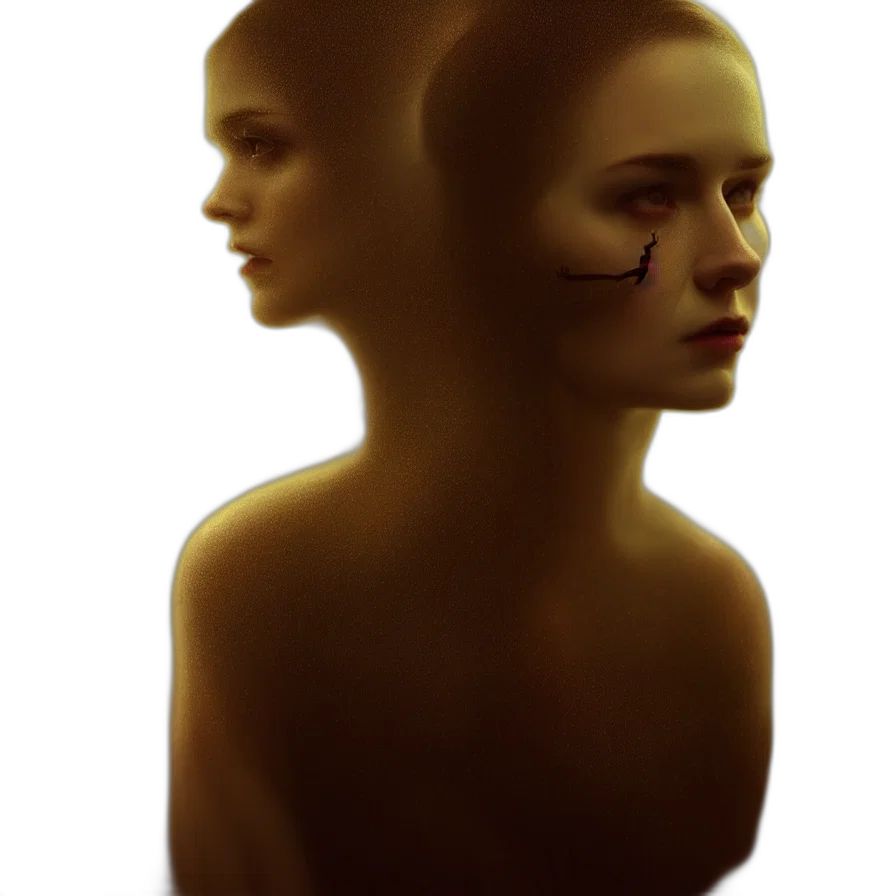 face, mask, robot, crown transparent PNG cut-out