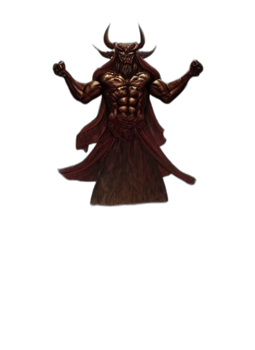 staff, mask, creature, concept art transparent PNG cut-out