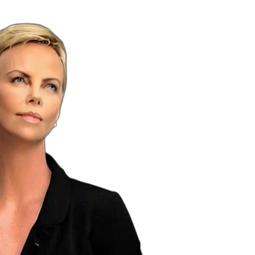 photorealistic, charlize, theron, playing transparent PNG cut-out