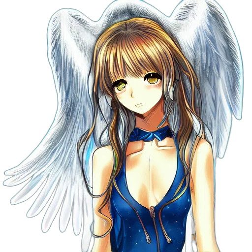 staff, dress, anime, fantasy art transparent PNG cut-out