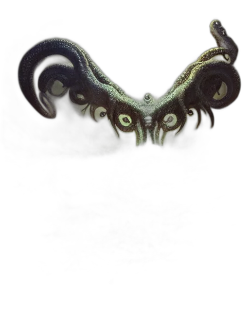 mask, jewelry, dragon, staff, concept art, fantasy art, 3d render, photorealistic transparent PNG cut-out
