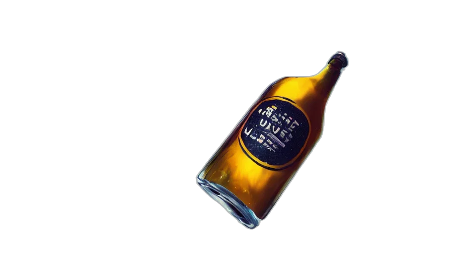 bottle, weapon, food, crown transparent PNG cut-out