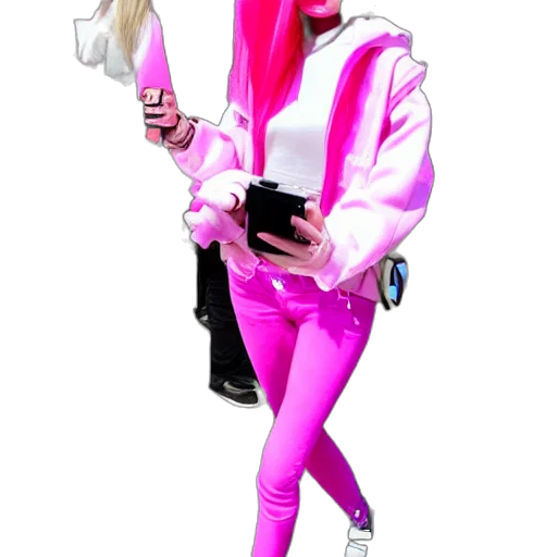 jacket, staff, weapon, robot transparent PNG cut-out