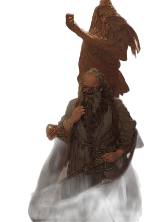creature, mask, staff, weapon, concept art, fantasy art, pixel art, comic book art transparent PNG cut-out