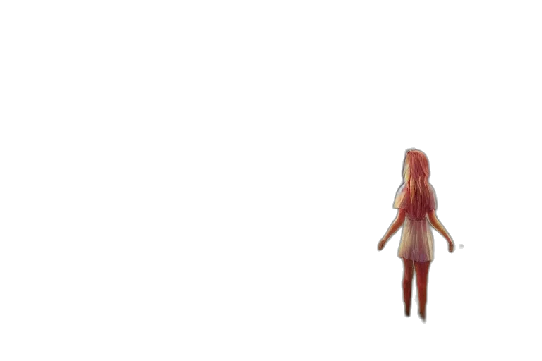 hair, dress, creature, robot, 3d render, concept art, pixel art, anime transparent PNG cut-out