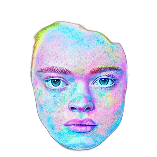 face, mask, creature, robot transparent PNG cut-out