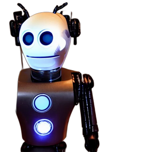 robot, 3d render, concept art, creepy, animatronic, occult, android transparent PNG cut-out