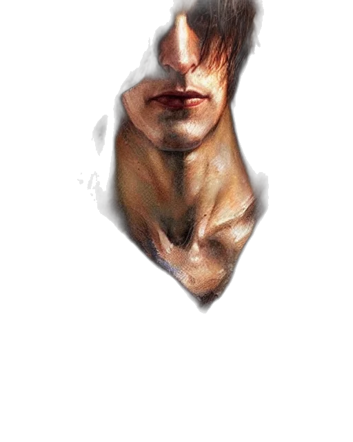 face, mask, creature, hair transparent PNG cut-out