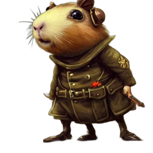 animal, jacket, staff, creature transparent PNG cut-out