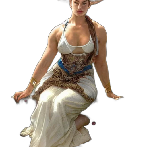 jewelry, dress, staff, hat transparent PNG cut-out