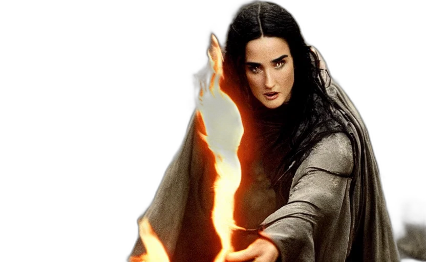 fire, epic, photo, young transparent PNG cut-out