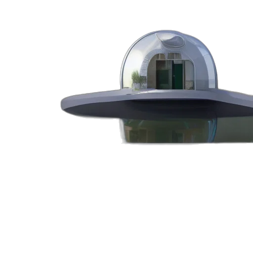 hat, crown, 3d render, concept art, photorealistic, outer space, modular, dome transparent PNG cut-out