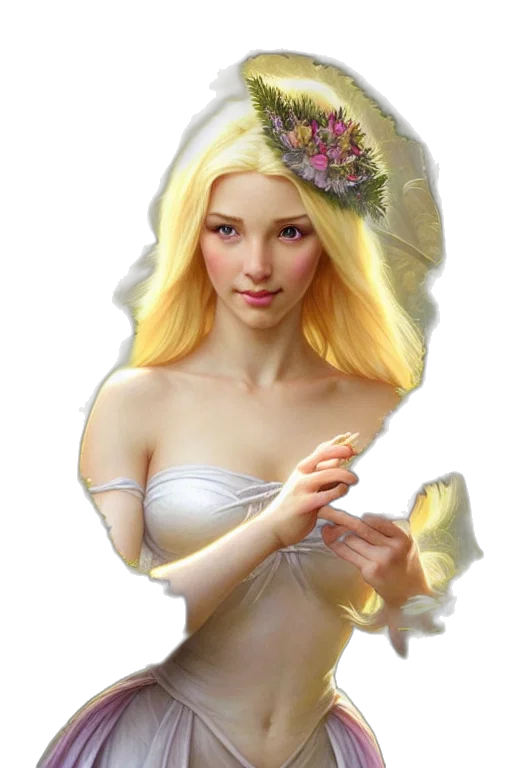 jewelry, crown, dress, face, fantasy art, photorealistic, oil painting, concept art transparent PNG cut-out