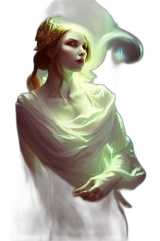 dress, dragon, staff, face, fantasy art, concept art, photorealistic, pixel art transparent PNG cut-out