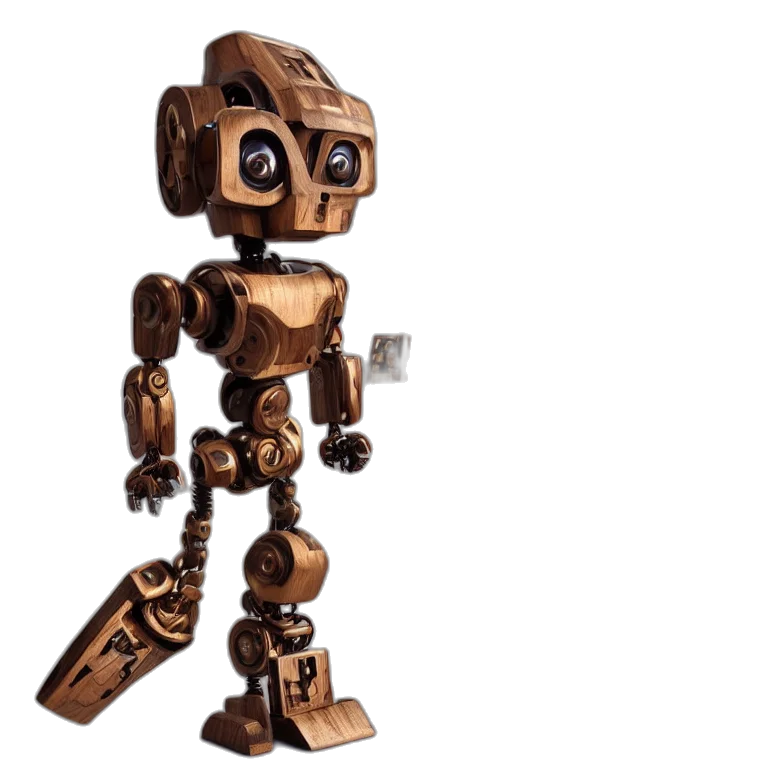 robot, 3d render, concept art, cartoon transparent PNG cut-out