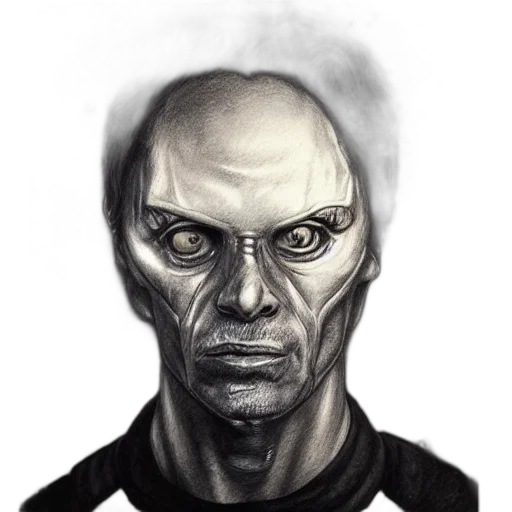 face, mask, robot, creature transparent PNG cut-out
